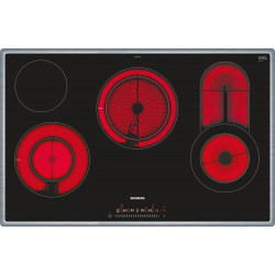 Siemens ET845FCP1D iQ300 Glaskeramik-Kochfeld, 80 cm, mit Rahmen aufliegend Siemens ET845FCP1D iQ300 Glaskeramik-Kochfeld, 80 cm, mit Rahmen aufliegend