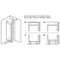 SIEMENS KI41RVFE0 iQ300 Einbaukühlschrank (204 l, E, 1221 mm hoch, Weiß)