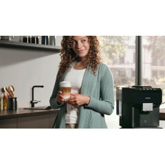 SIEMENS Kaffeevollautomat »EQ500 classic TP513D09, viele Kaffeespezialitäten, OneTouch-Funktion« intuitives Farbdisplay, automatische Dampfreinigung, schwarz