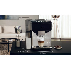 Siemens TQ513D01 EQ.500 integral Kaffeevollautomat Klavierlack/ Silber