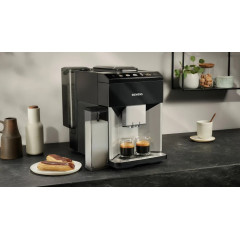 Siemens TQ513D01 EQ.500 integral Kaffeevollautomat Klavierlack/ Silber