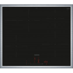 Siemens EH645HFB1E iQ300 Induktionskochfeld 60 cm Schwarz, Mit Rahmen aufliegend Siemens EH645HFB1E iQ300 Induktionskochfeld 60 cm Schwarz, Mit Rahmen aufliegend
