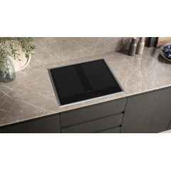 Siemens EX645HXC1E iQ700 Induktionskochfeld 60 cm Schwarz, Mit Rahmen aufliegend