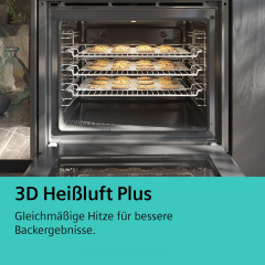 SIEMENS EQ411TA10 iQ100 (Backofen), iQ300 (Kochfeld), Einbauherdset (Elektrokochfeld, A, 66 l)