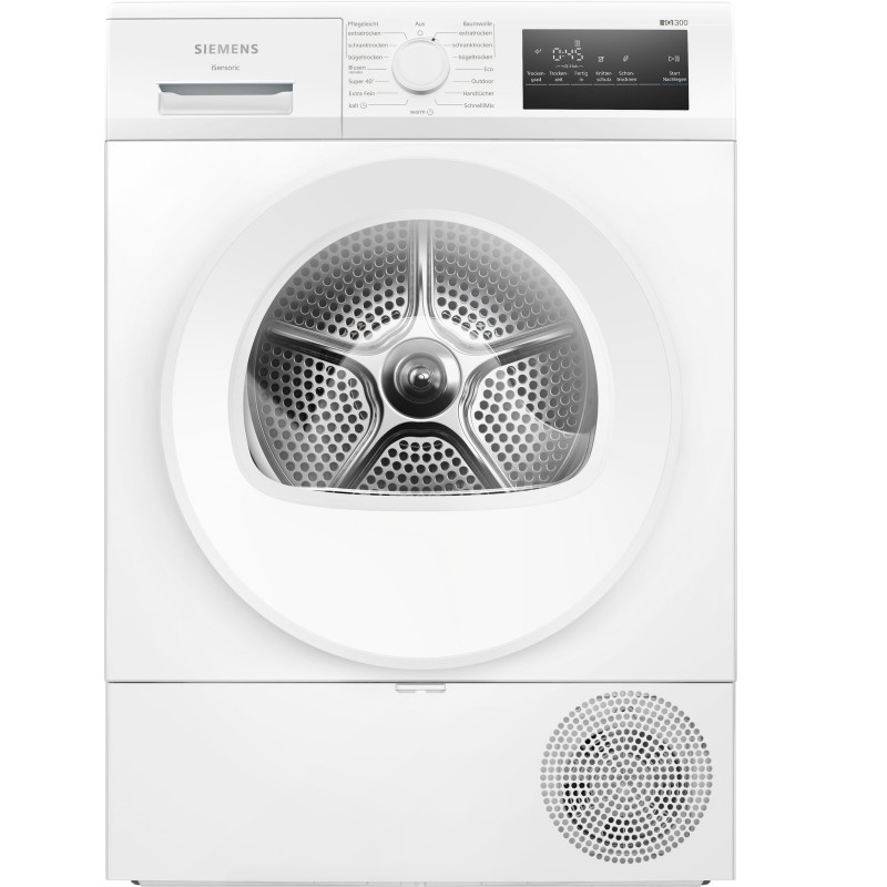 SIEMENS WT45HVA4 Wärmepumpentrockner iQ300 (8,0 kg, Weiß)