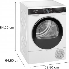 SIEMENS WQ33G2D41 Wärmepumpentrockner iQ500 (9,0 kg, Weiß)