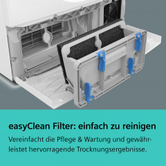 SIEMENS Wärmepumpentrockner »WQ33G2D01« 4 Jahre Garantie iQ500 Einfache Reinigung dank easyClean-Filter, Outdoor-Programm