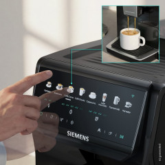 SIEMENS TP555EM7 EQ500 iAroma Kaffeevollautomat Klavierlack schwarz
