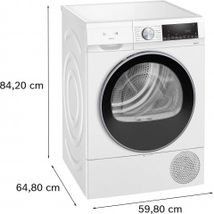 SIEMENS WQ43G2D0EM Wärmepumpentrockner iQ500 (9,0 kg, Weiß)