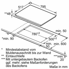 NEFF Elektro-Kochfeld »T18BT16N0« TwistPad® für intuitive Bedienung & Bräterzone für große Pfannen