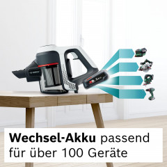 BOSCH BCS611AM Unlimited 6 Stielsauger, Akkubetrieb, 18 Volt