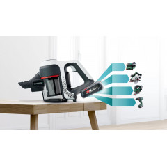 Bosch BKS6111MTB Akku-Staubsauger Serie 6 Unlimited weiß 18V Akkusystem