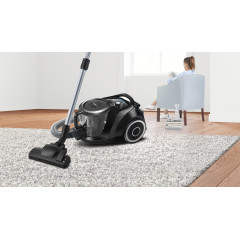 Bosch BGC41XSIL Serie 6 Bodenstaubsauger ohne Beutel schwarz