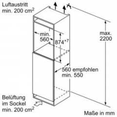 BOSCH KIL22VFE0 Kühlschrank (119 l, E, 874 mm hoch, Nicht zutreffend)