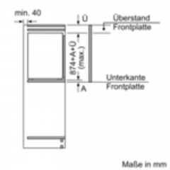 BOSCH KIL22VFE0 Kühlschrank (119 l, E, 874 mm hoch, Nicht zutreffend)