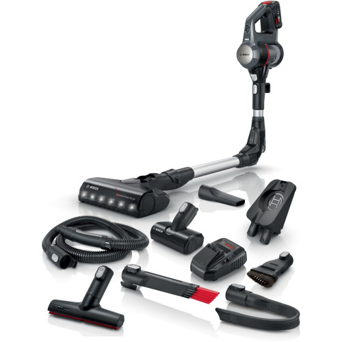 BKS711MALL Akku-Stielsauger dunkelgranit, 40 min Laufzeit, Elektro-Bodenbürste