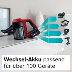 BOSCH BKS711PET Unlimited 7 ProAnimal Stielsauger, Akkubetrieb, 18 Volt