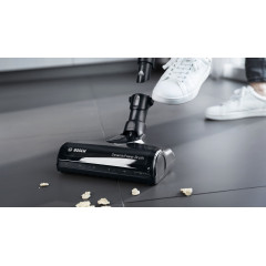 BOSCH Akku-Stielstaubsauger »Unlimited 7 BSS711W, Knickrohr, Hygiene-Filter, 10 J. Motorgarantie« LED-Licht, hohe Saugkraft, lange Laufzeit, XXL-Polsterdüse, weiß