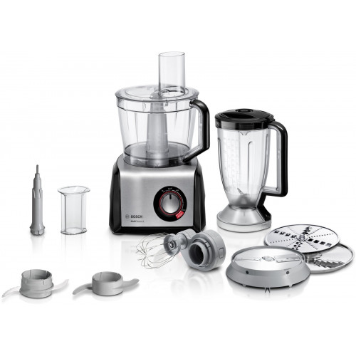 Bosch MC812M814 Foodprocessor MultiTalent 8 schwarz / Edelstahl