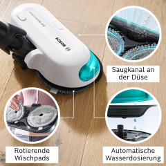 BOSCH BKS71HYG1 Unlimited 7 ProHygienic Aqua Stielsauger, Akkubetrieb