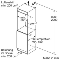 BOSCH KIR41ADD1 Serie 6 Kühlschrank (204 l, D, 1221 mm hoch, Weiß)