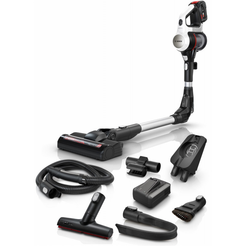 BSS715CARP Akku-Stielstaubsauger weiß, 35 min Laufzeit, Elektro-Bodenbürste