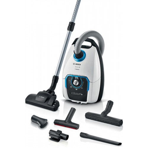 BOSCH BGB75XSIL Serie 8 ProSilence Staubsauger, maximale Leistung: 650 Watt