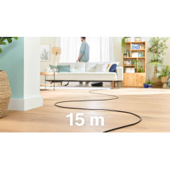BOSCH BGB75XSIL Serie 8 ProSilence Staubsauger, maximale Leistung: 650 Watt