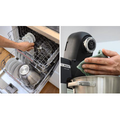 BOSCH MUMS6ZS13D Serie 6, mit Waage, Küchenmaschine Jet black matt (Rührschüsselkapazität: 5,5 l, 1600 Watt)