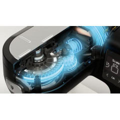 BOSCH MUMS6ZS13D Serie 6, mit Waage, Küchenmaschine Jet black matt (Rührschüsselkapazität: 5,5 l, 1600 Watt)