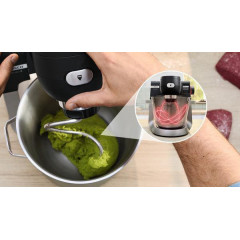 BOSCH MUMS6ZS13D Serie 6, mit Waage, Küchenmaschine Jet black matt (Rührschüsselkapazität: 5,5 l, 1600 Watt)