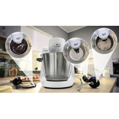 Bosch MUMS6EW23D Select Line - Weiss-Edelstahl