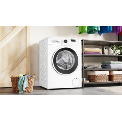 BOSCH Waschmaschine Serie 2 »WGE0240V« 7 kg 1400 U/min Active Water Plus, Zeiterparnis durch Speed Perfect, LED-Display