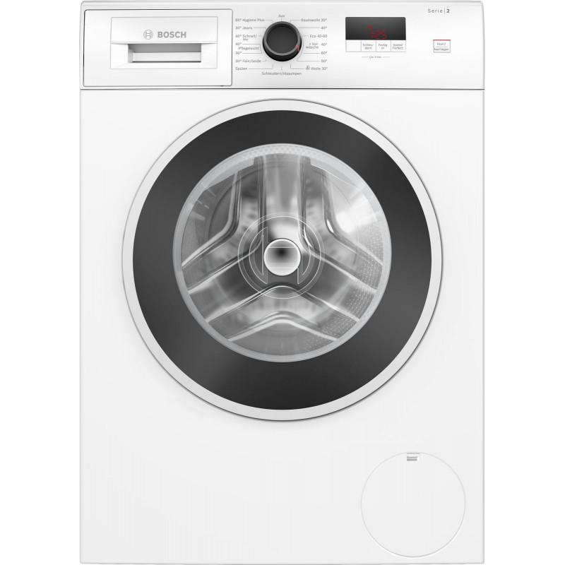BOSCH Waschmaschine Serie 2 »WGE0240V« 7 kg 1400 U/min Active Water Plus, Zeiterparnis durch Speed Perfect, LED-Display