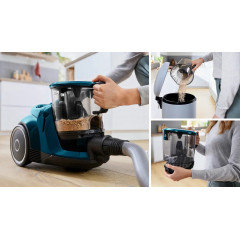 Bosch Serie 6 beutelloser Staubsauger ProFamiliy Blau