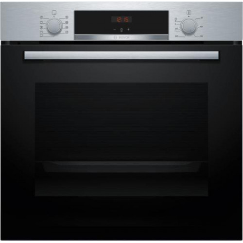 Bosch HBA514BS3 Serie 4 Einbaubackofen, 71 l Volumen, bis 275 °C