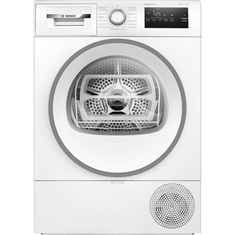 BOSCH WTH85VWJN Wärmepumpentrockner Serie 4 (8,0 kg, Weiß)