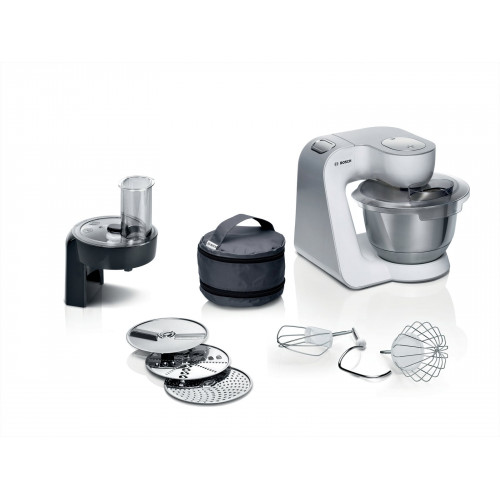 BOSCH MUM58210 Serie 4 Küchenmaschine Weiß (Rührschüsselkapazität: 3,9 l, 1000 Watt)