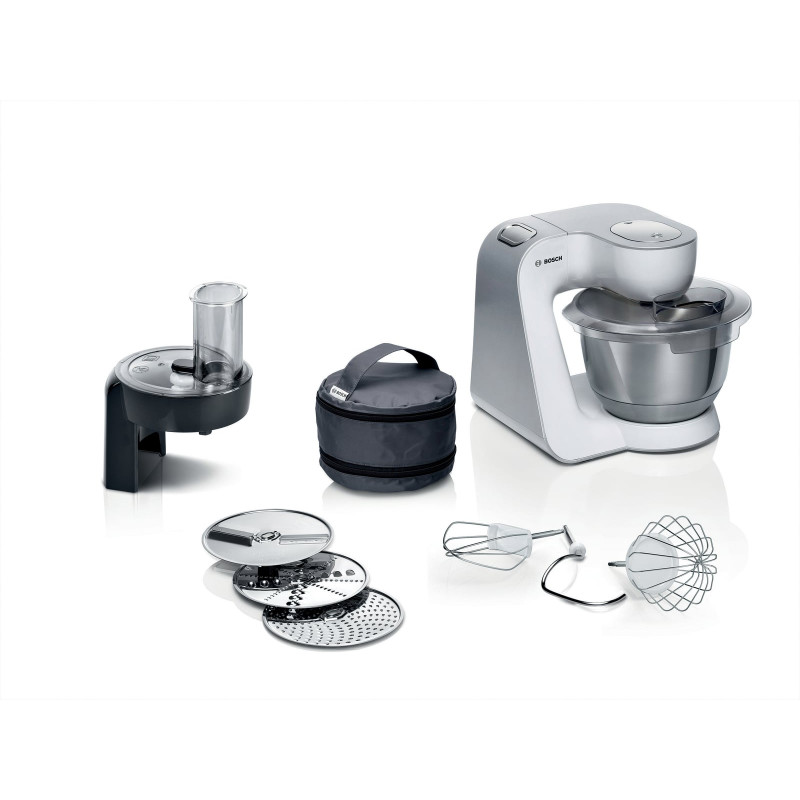 BOSCH MUM58210 Serie 4 Küchenmaschine Weiß (Rührschüsselkapazität: 3,9 l, 1000 Watt)