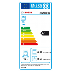 Bosch HSG738DB1 Einbau-Dampfbackofen