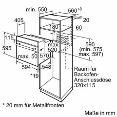 BOSCH HND211RB1 (HEF113BB0 + HEZ438301 + NKN645GA2E) Serie 2/Serie 4, Einbauherd-Set (Elektrokochfeld, A, 66 l)