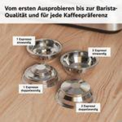 BOSCH PFE403B3 Siebträgermaschine Edelstahl