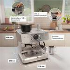 BOSCH PFE403B3 Siebträgermaschine Edelstahl