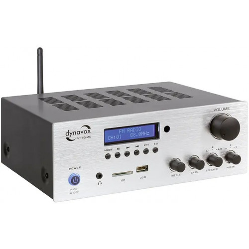 Dynavox VT-80 MK Stereo-Verstärker 2 x 75W Weiß USB