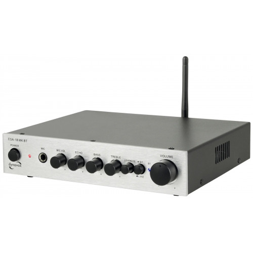 Dynavox ESA-18 MK BT Stereo-Verstärker 2 x 75W Silber