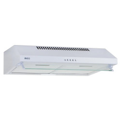 NEG Unterbau Dunstabzugshaube NEG15-DC+ Doppelmotor 60cm 424 m³/h Abluft & Umluft Flexibler Abluftanschluss Oben/Hinten Weiß