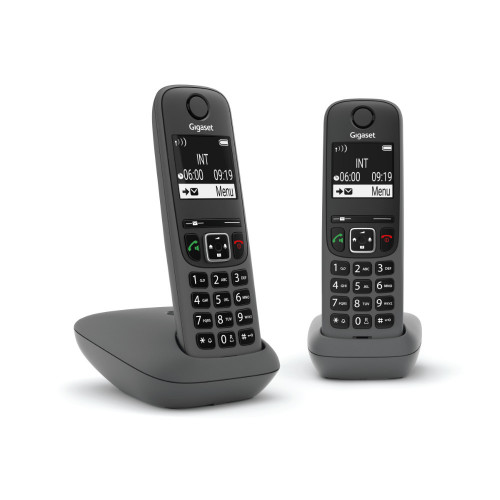Gigaset AE 690 Duo (Schnurloses-Telefon, Freisprechen, zwei Mobilteile)
