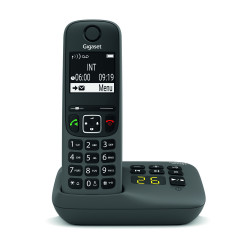 Gigaset AE 690A anthrazit Schnurloses-Telefon (mit Anrufbeantworter, Freisprechen) Gigaset AE 690A anthrazit Schnurloses-Telefon (mit Anrufbeantworter, Freisprechen)