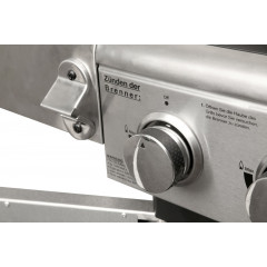EL FUEGO AY 525 EDELSTAHL-GASGRILL DELUXE Gasgrill, Silber/Schwarz (21100 Watt)