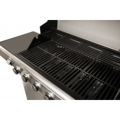 EL FUEGO AY 525 EDELSTAHL-GASGRILL DELUXE Gasgrill, Silber/Schwarz (21100 Watt)